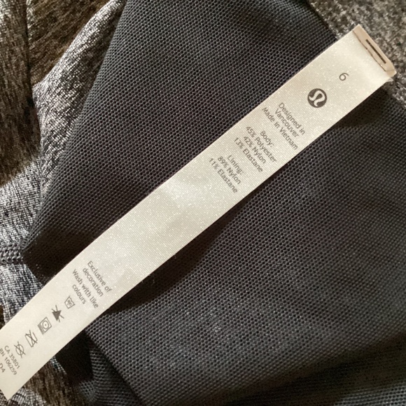 LULULEMON FULL ZIP DEFINE JACKET SIZE 6 IN DARK HEATHER GREY BLACK - Picture 10 of 11